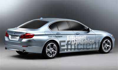 BMW 5-Series Active Hybrid Вид ссади
