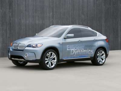 BMW Active Hybrid X6 Вид сбоку